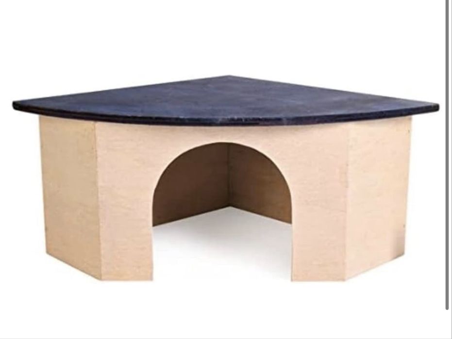 Căsuță de colț din lemn CROCI  pentru rozatoare