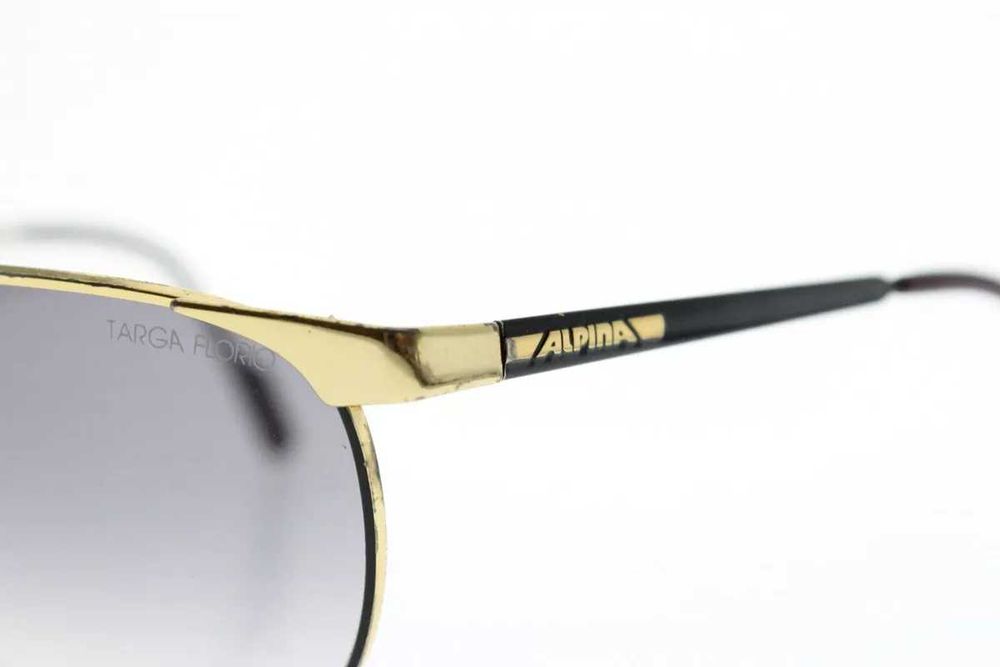 VTG ALPINA Targa Florio Gold Aviator Sunglasses
