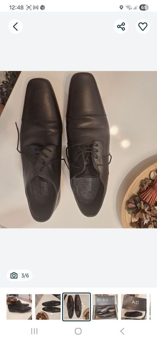 Pantofi piele,Anna Cori,nr 44