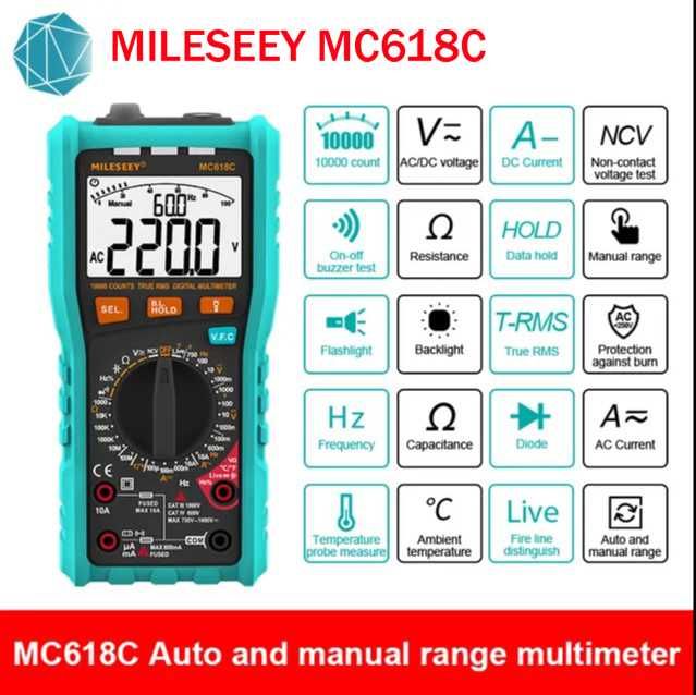 Цифровые мультиметры   KAIWEETS ST600Y,  Mileseey MC616