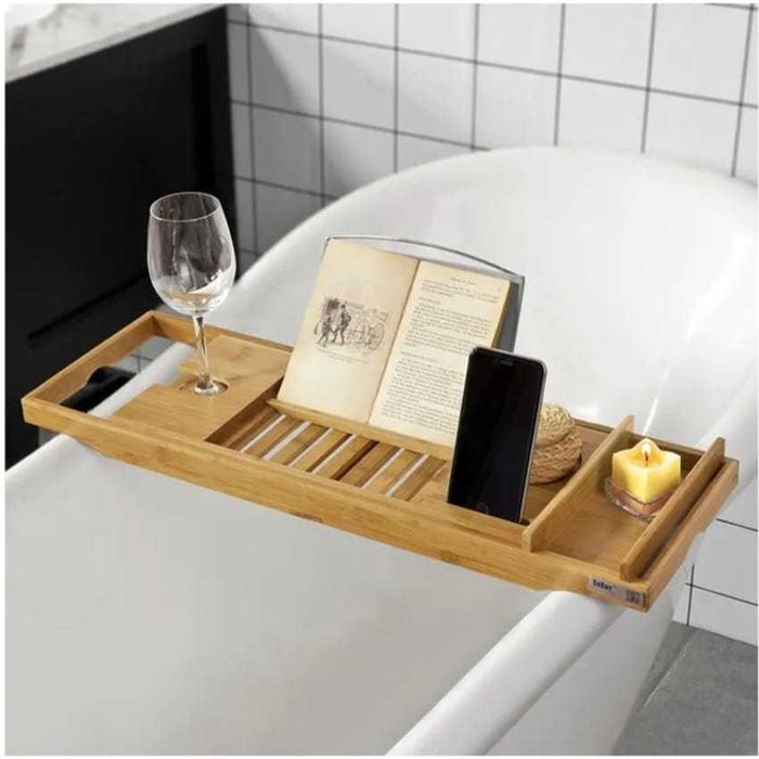 Бамбукова поставка за вана