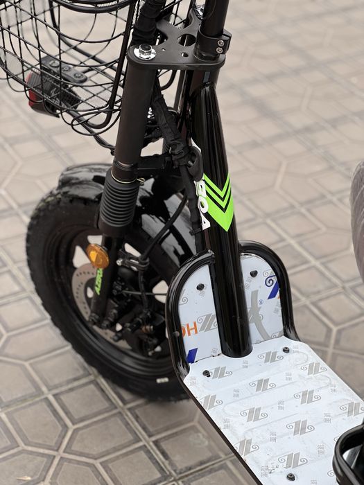 100km bitta akumlyator bilan monster skuter!!!