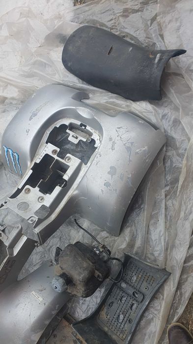 SET-Toate Elementele-Carena-Șa-Plastice-Ax Ghidon-Original ATV E-TON