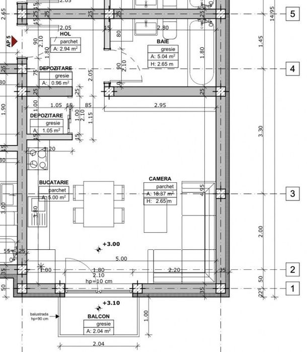 Apartament 1 camera - ideal pentru locuit sau investitie - Mosnita — fotografia 3
