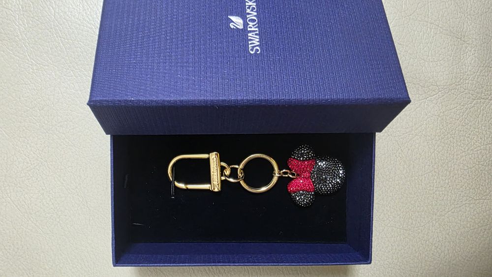 Breloc Swarovski Mickey Bag Charmmetal