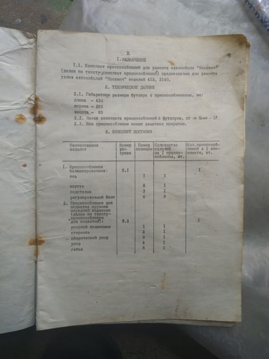Продам Набор приспособлений д/ремонта автомобилей Москвич