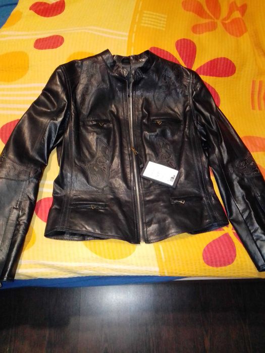 Geaca piele naturala noua, cu eticheta