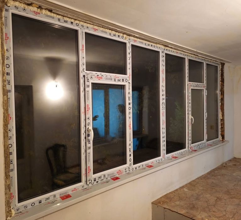 Окна двери и витражи перегородки