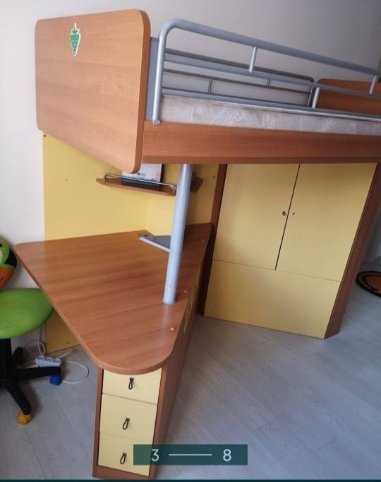 Продам кровать чердак CILEK