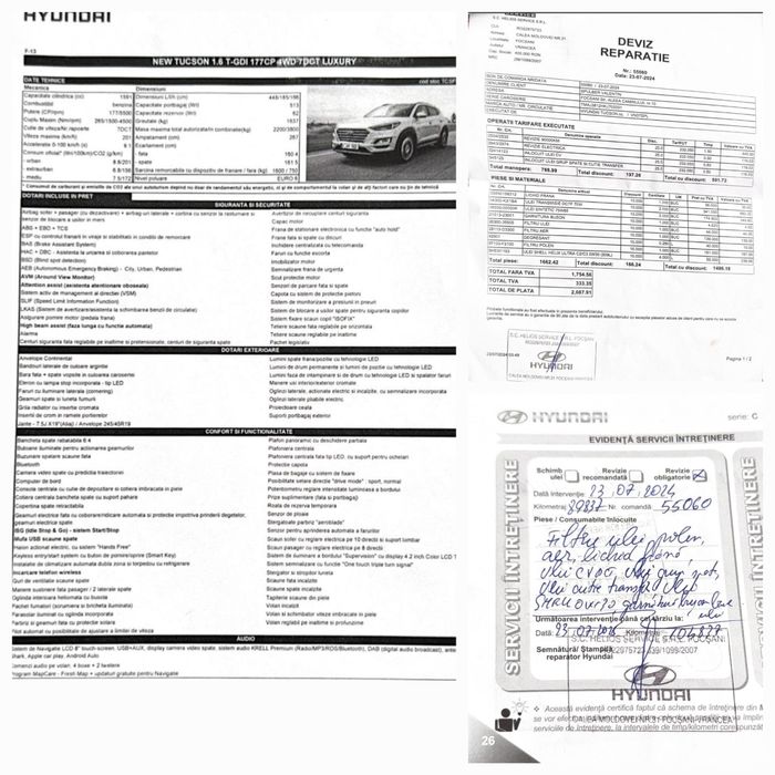 Hyundai Tucson 1.6 T-GDI 177CP 4WD 7DCT LUXURY