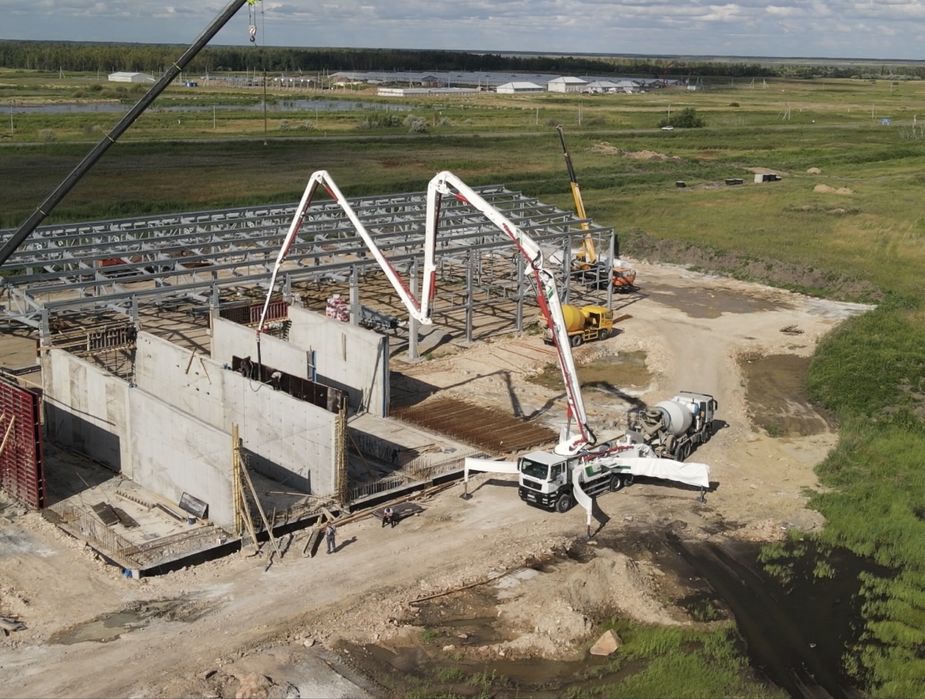 Услуги автобетононасоса