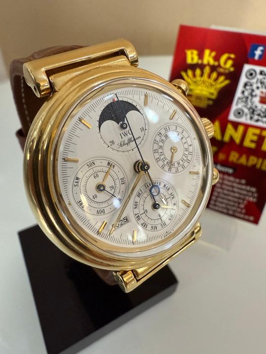 IWC Da Vinci Perpetual Calendar aur 18K Amanet BKG