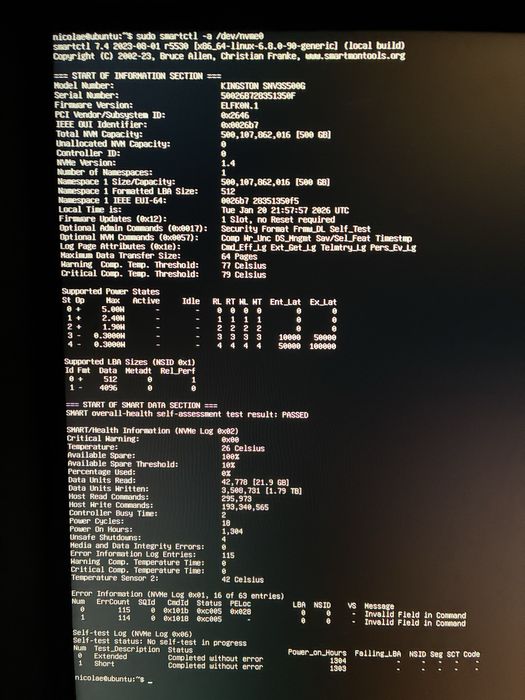 SSD Kingston NV3 500GB PCI Express 4.0 M.2