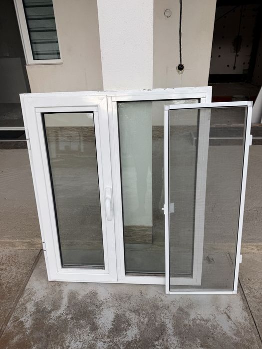 Geam termopan aluminiu + plasă