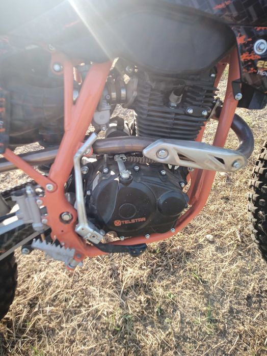 НОВ 250CC Gas TELSTAR Enduro Cross  + Подарък Каска