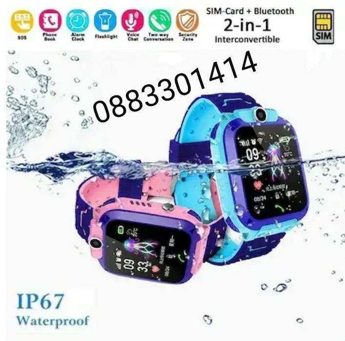 Детски Смарт часовник Smart Wear Q12 със Сим карта и камера, GPS Track