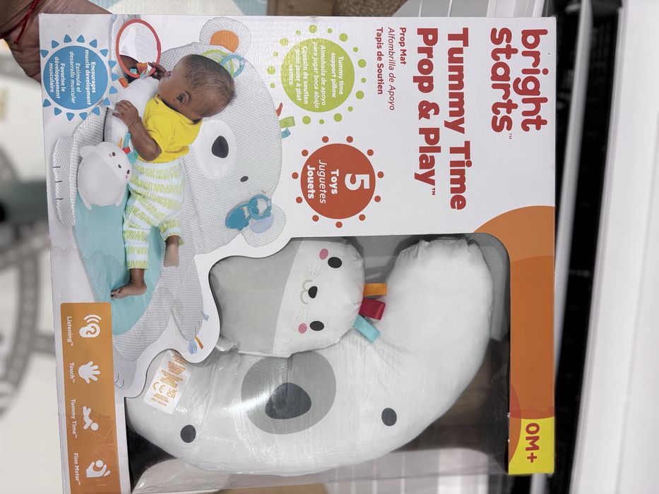 Мека постелка за игра с активности Bright Starts – Tummy Time