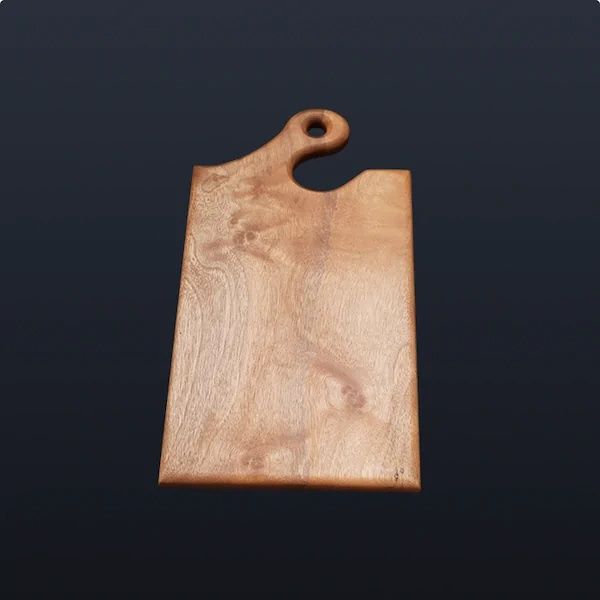 Tocătoare din lemn, lucrate manual, nuc