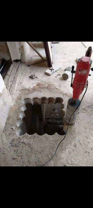 Пробиване на отвори в бетон/ Диамантено пробиване