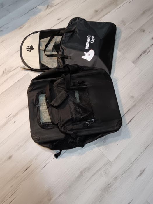 Țarc și geantă de transport animale