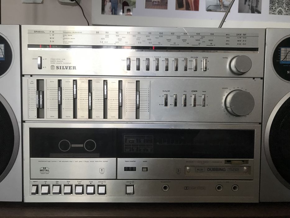 boombox Silver sr8800l