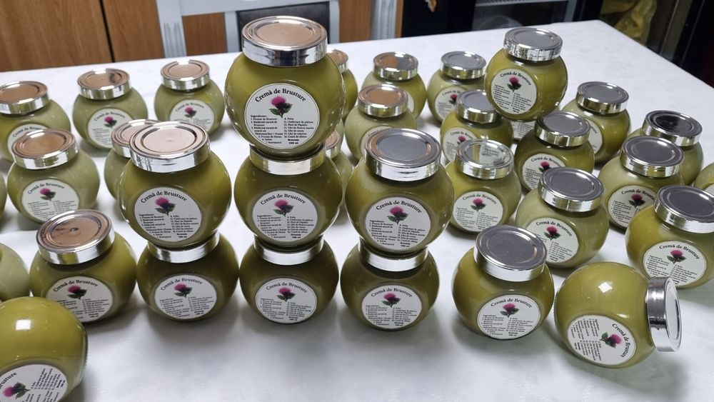 Unguent - Crema - Brusture Tătăneasă Rostopasca Salvie Papadie Pelin