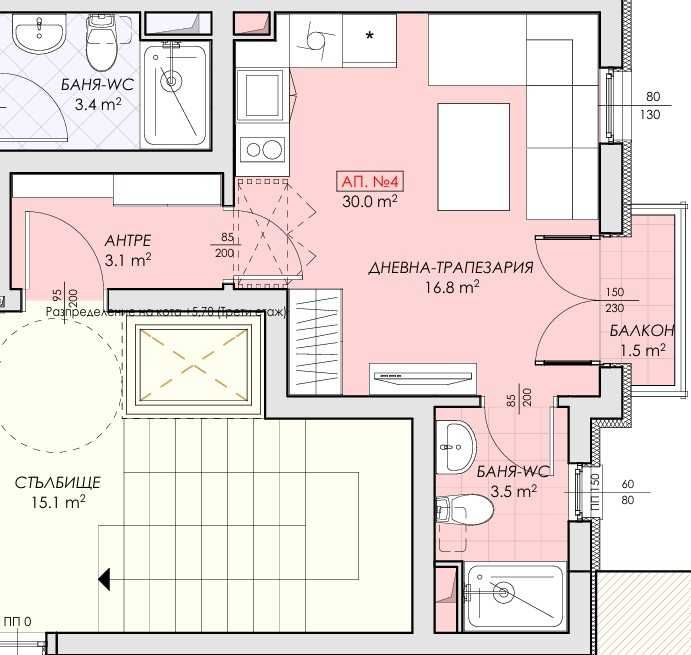 Продава се Едностаен апартамент в Несебър - 41 кв.м за 634 €/кв.м - Снимка #1