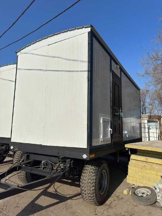 Утеплённые вагончики на колесах