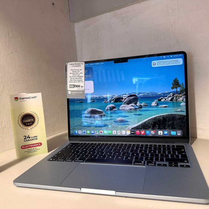 Laptop Maxbook Air 13inch 2025 M4 100%, 35 cicluri (AG15 Gara 1 B34172.1) Garantie 2 ani!