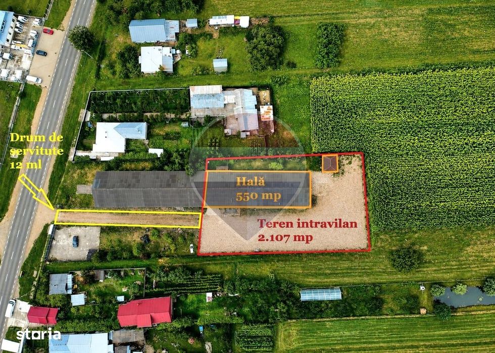 Hală industrială/Spațiu comercial de 507 mp de vânzare