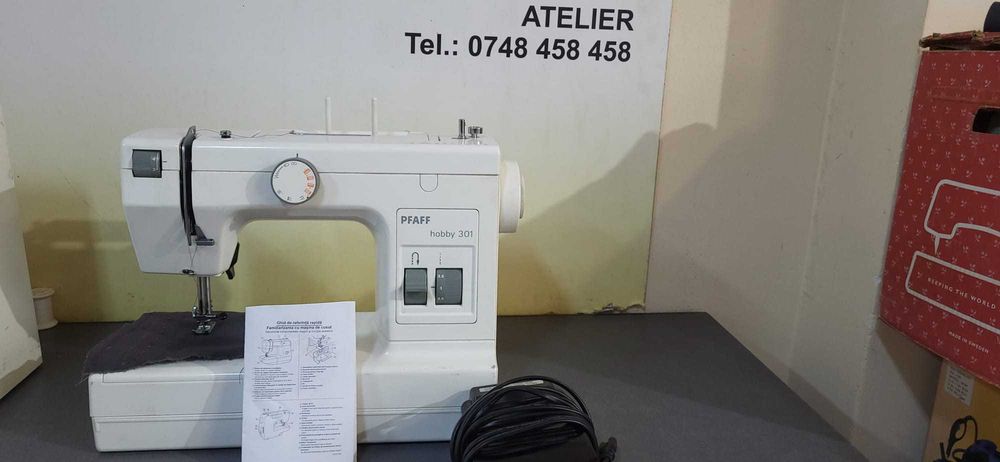 Masina de cusut electrica PFAFF Hobby 301 piese metalice