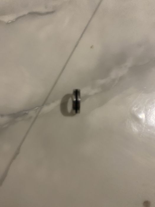 Кольцо чорно белое