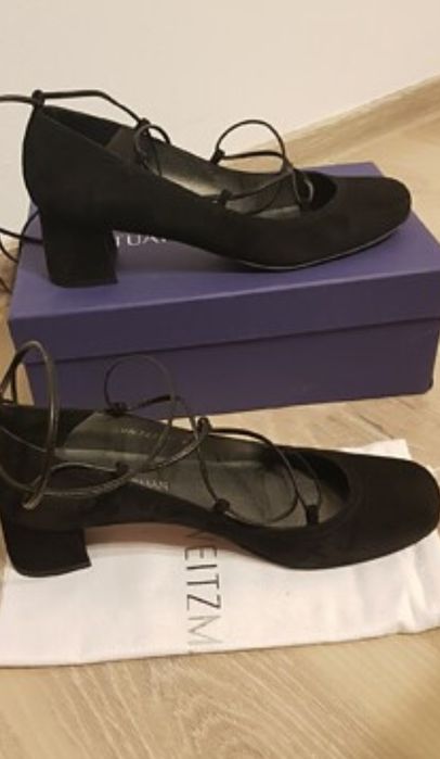 Pantofi Stuart Weitzman negri