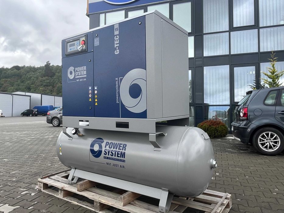 Compresor de aer NOU cu surub - Power System G-TEC 15 Kw-13 Bar, 500 L