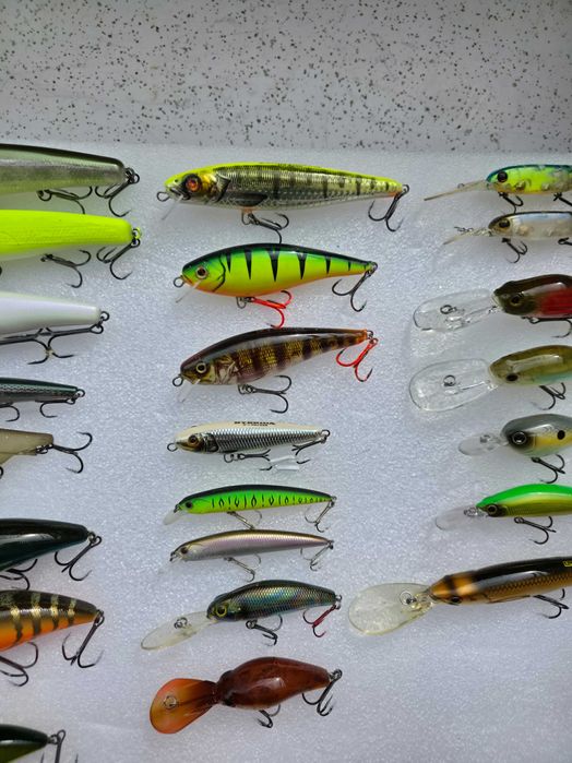 Megabass , Illex, Shimano, Daiwa, Osp , Evergreen