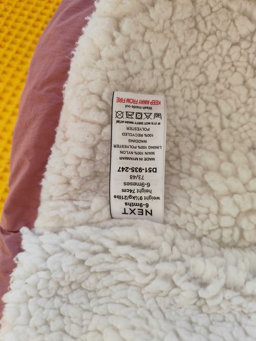 Детско зимно яке Next, размер 6-9м.