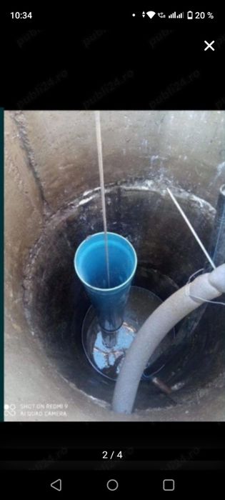 Foraje puțuri, Denisipări, prelungire Fântâni