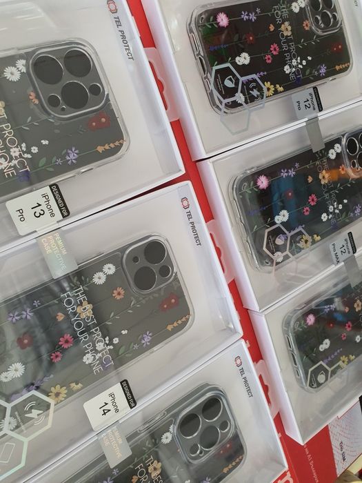 Iphone 12,13,14,12 Pro,12 Pro Max,13 Pro,14 Pro  луксозен гръб с цветя