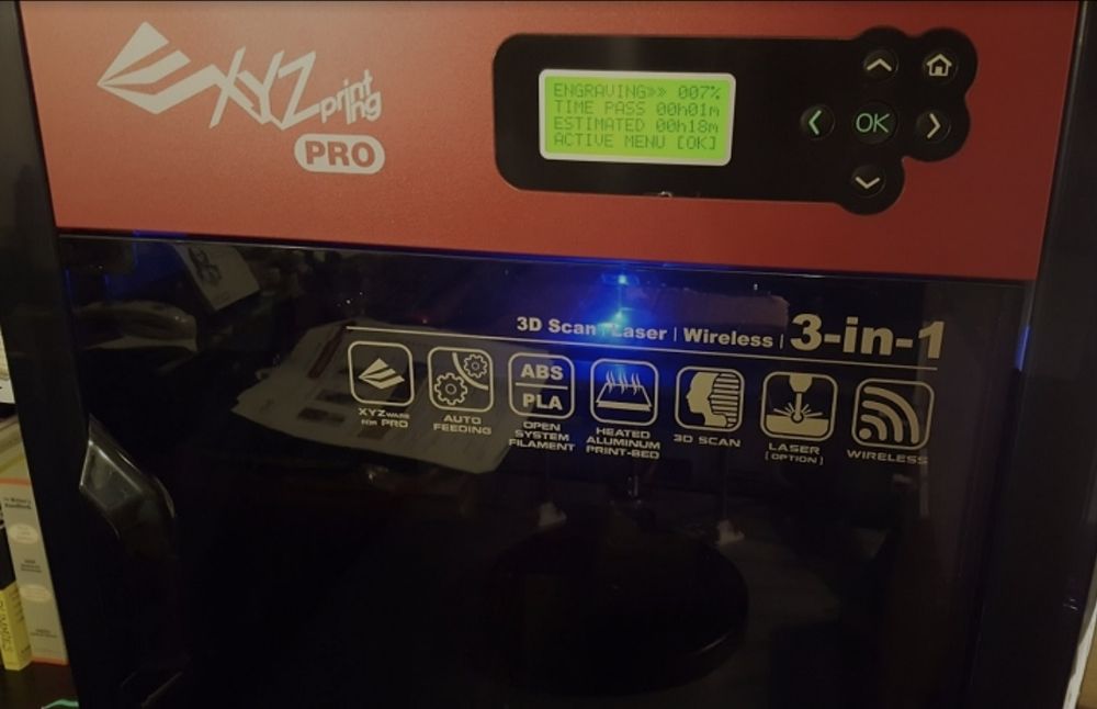 3D принтер davinci pro 3 in 1