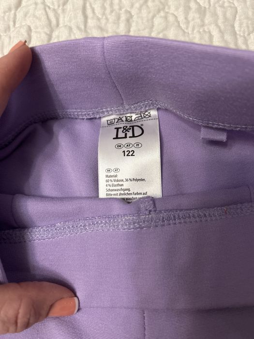 Pantaloni mov evazati fetite nr 122