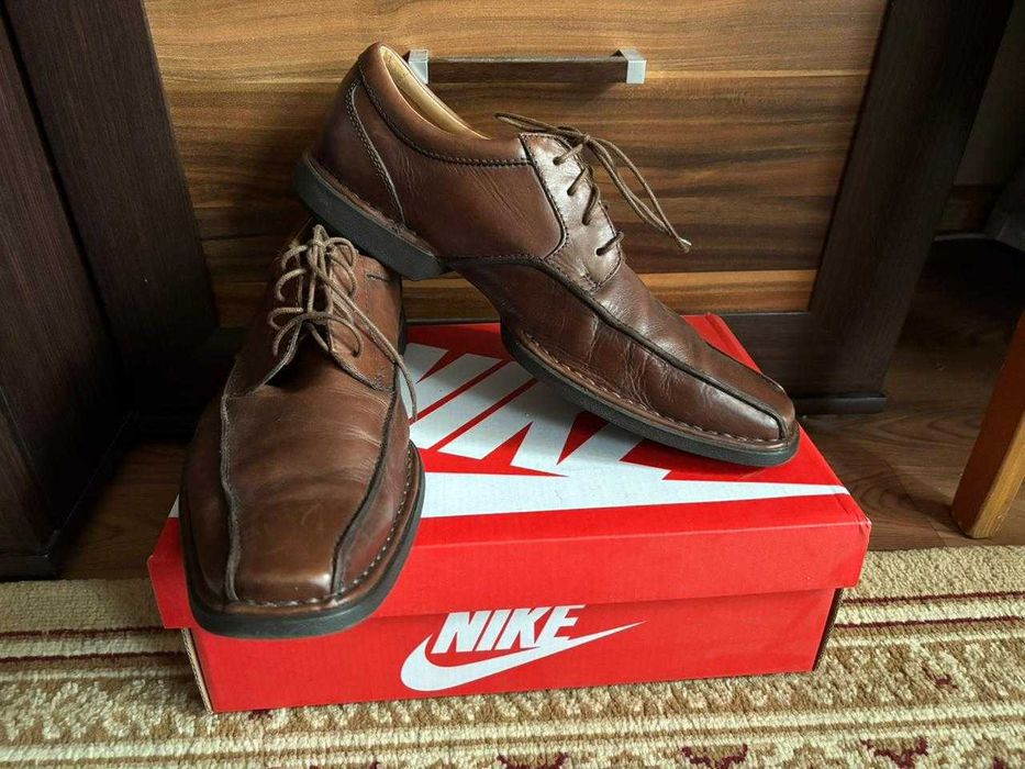 Фирмен. обувь от "Clarks" Derby на 45 размер. Кожа.