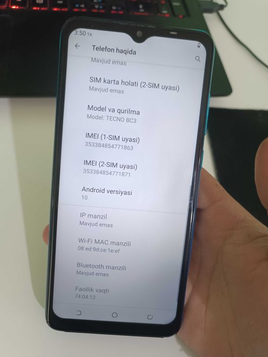 tecno pop 4 pro 2/16gb