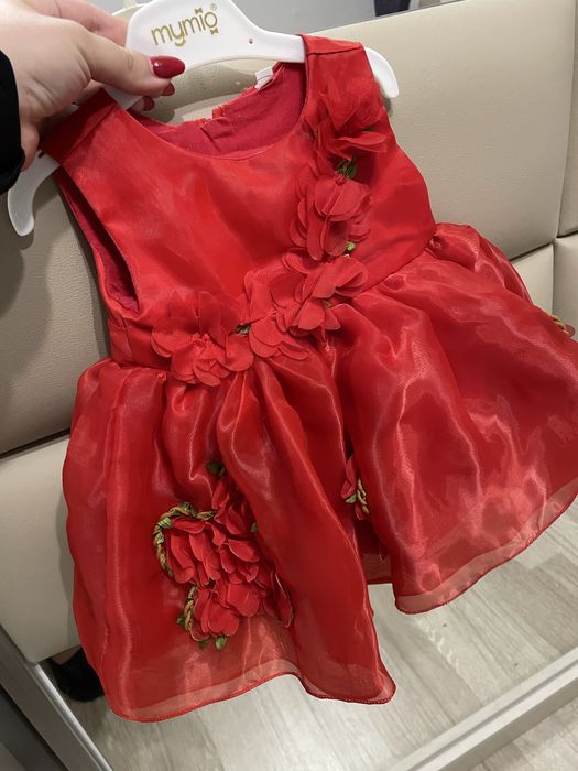 Червена Официална рокличка