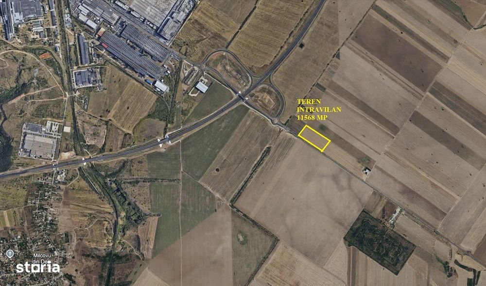 11.568 mp teren intravilan| acces direct DJ546