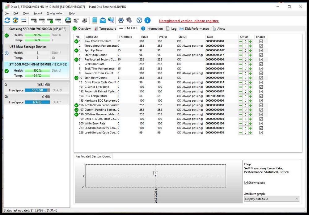 Хард диск 1 TB Seagate/Samsung Laptop , SATA 3, 5400rpm, 8MB