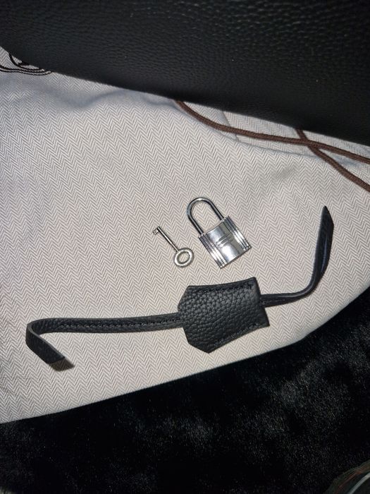 Hermes Birkin 30 Black Silver Hardware