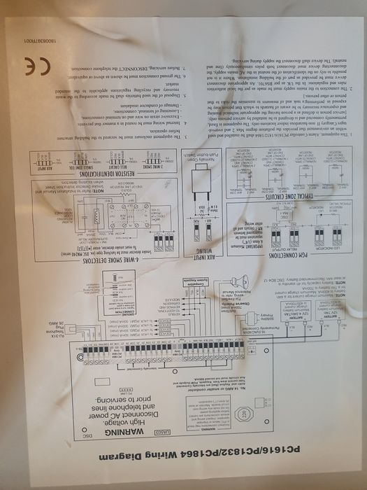 Centrala alarma DSC 8 zone 8 partitii PC 1864