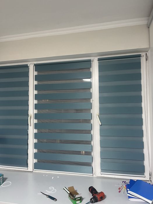 Ролл-шторы жалюзи день и ночь