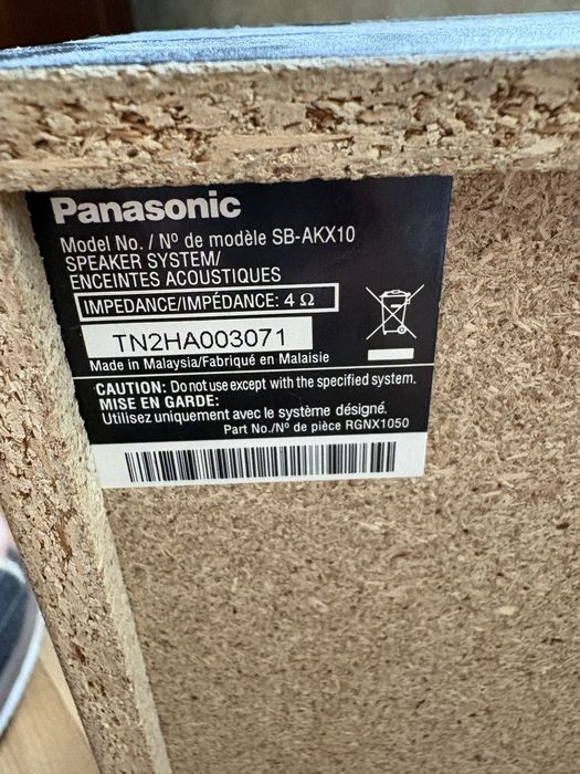 Колонки Panasonic SB-AKX10