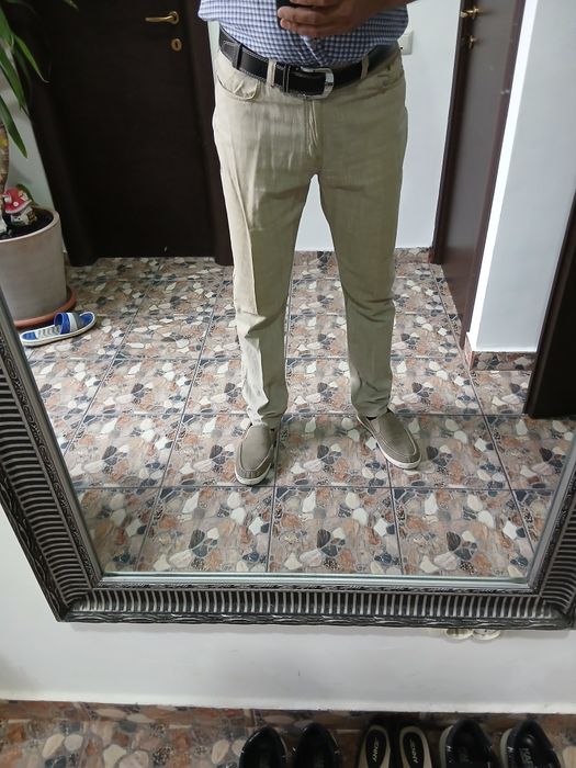 Pantaloni barbati material in masura XL sauW48 stare perfecta